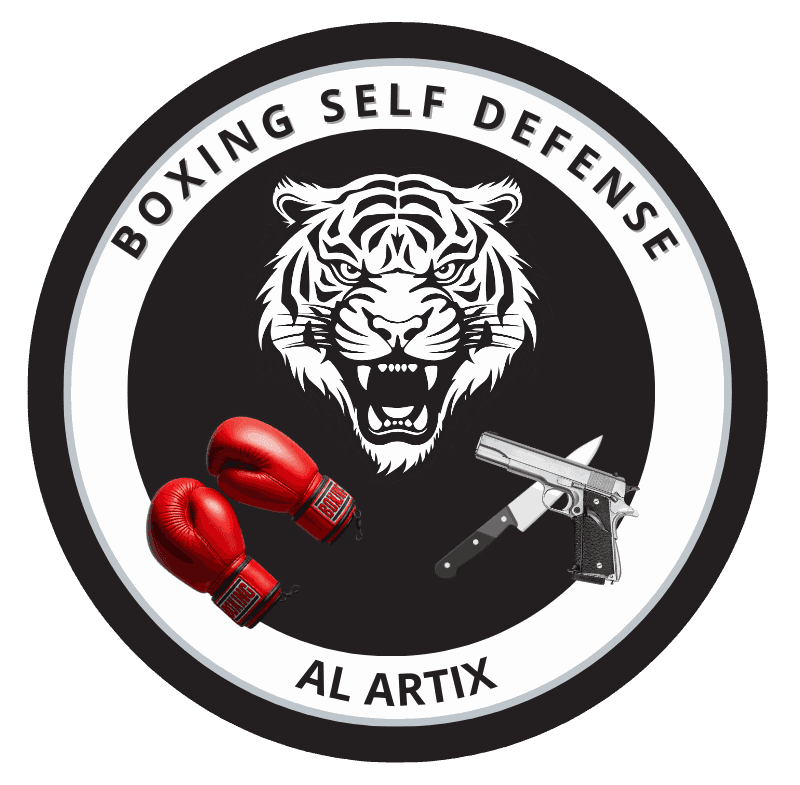 Ecusson du Boxing Self Defense Club — Amicale Laique Artix